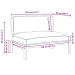 vidaXL Ensemble de Canapés avec coussin Anthracite 120 x 92 x 69 cm