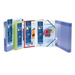 Chemise à élastiques 3 rabats polypropylène translucide Krea Cover - A4 - Incolore EXACOMPTA