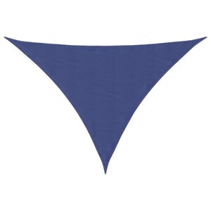 vidaXL Voile de parasol tissu oxford triangulaire 3x4x5 m bleu