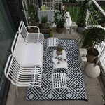 Esschert Design Tapis d'extérieur 120x186 cm Graphique OC12