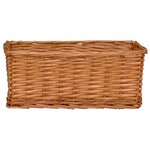 vidaXL Ensemble de paniers gigognes 4 Pièces Marron Saule