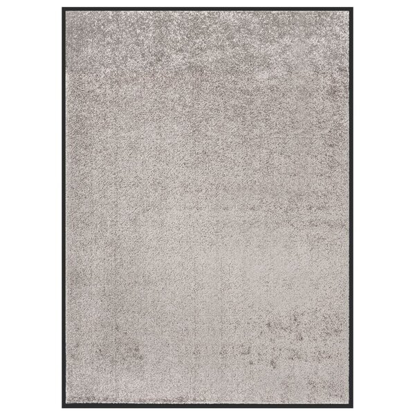 vidaXL Paillasson Gris 60x80 cm