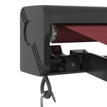 vidaXL Auvent manuel rétractable bordeaux 350x250 cm