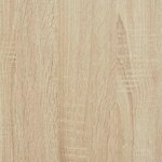 vidaXL Plateau de table Chêne sonoma 30 x 30 x 1.5 cm