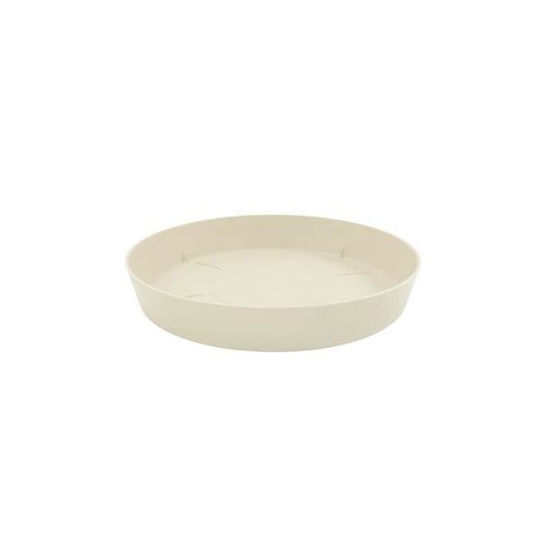 PLASTIKEN Plateau pour Pot a fleurs 17 Cm Collection TES - Ecru