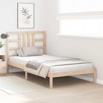 vidaXL Cadre de lit sans matelas 100x200 cm bois massif