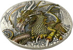 Pièce de monnaie en Argent 2 Dollars g 50 Millésime 2023 FIRE DRAKE