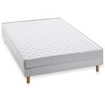 Ensemble sommier + Matelas mousse ferme 5 zones 140 x 190 + 15 cm