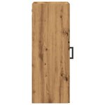 vidaXL Armoire murale chêne artisanal 34 5x34x90 cm bois d'ingénierie