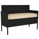 vidaXL Set de coussins de palette 2 Pièces Beige 100 x 40 x 8 cm