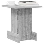 vidaXL Table d'appoint Gris Sonoma 35 5 x 35 x 40 cm Bois d'ingénierie