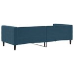 vidaXL Lit de repos sans matelas bleu 90x200 cm velours