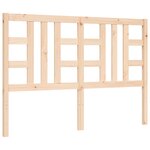 vidaXL Cadre de lit sans matelas 160x200 cm bois massif