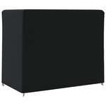 vidaXL Housse de balançoire de jardin noir 220x135x170 cm oxford 420D