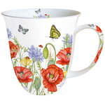 Tasse en porcelaine fine summertime