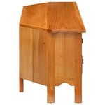 vidaXL Meuble TV Naturel 100 x 40 5 x 46 cm Bois de Mahogany Massif