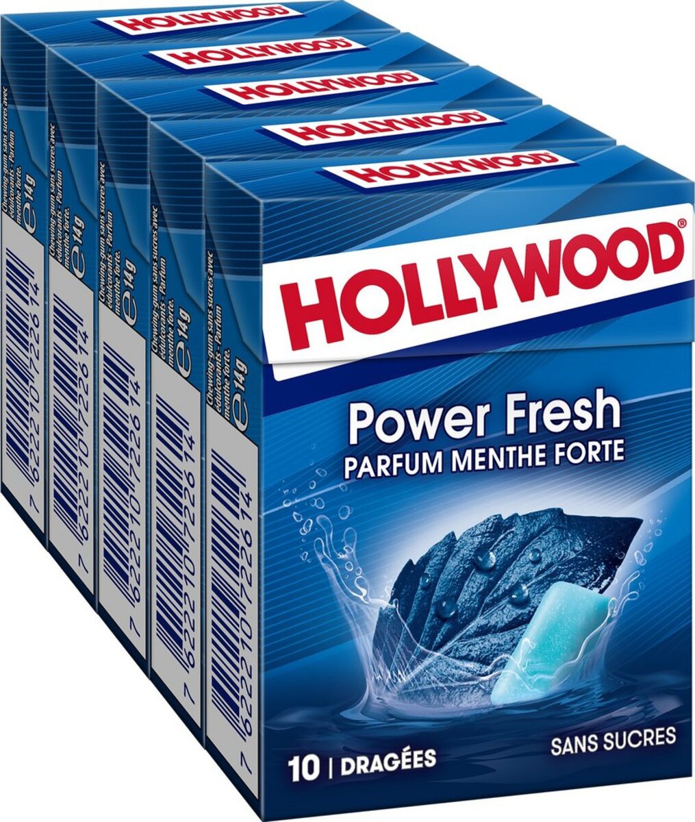 Hollywood Chewing-gum menthe forte s/sucres - La Poste