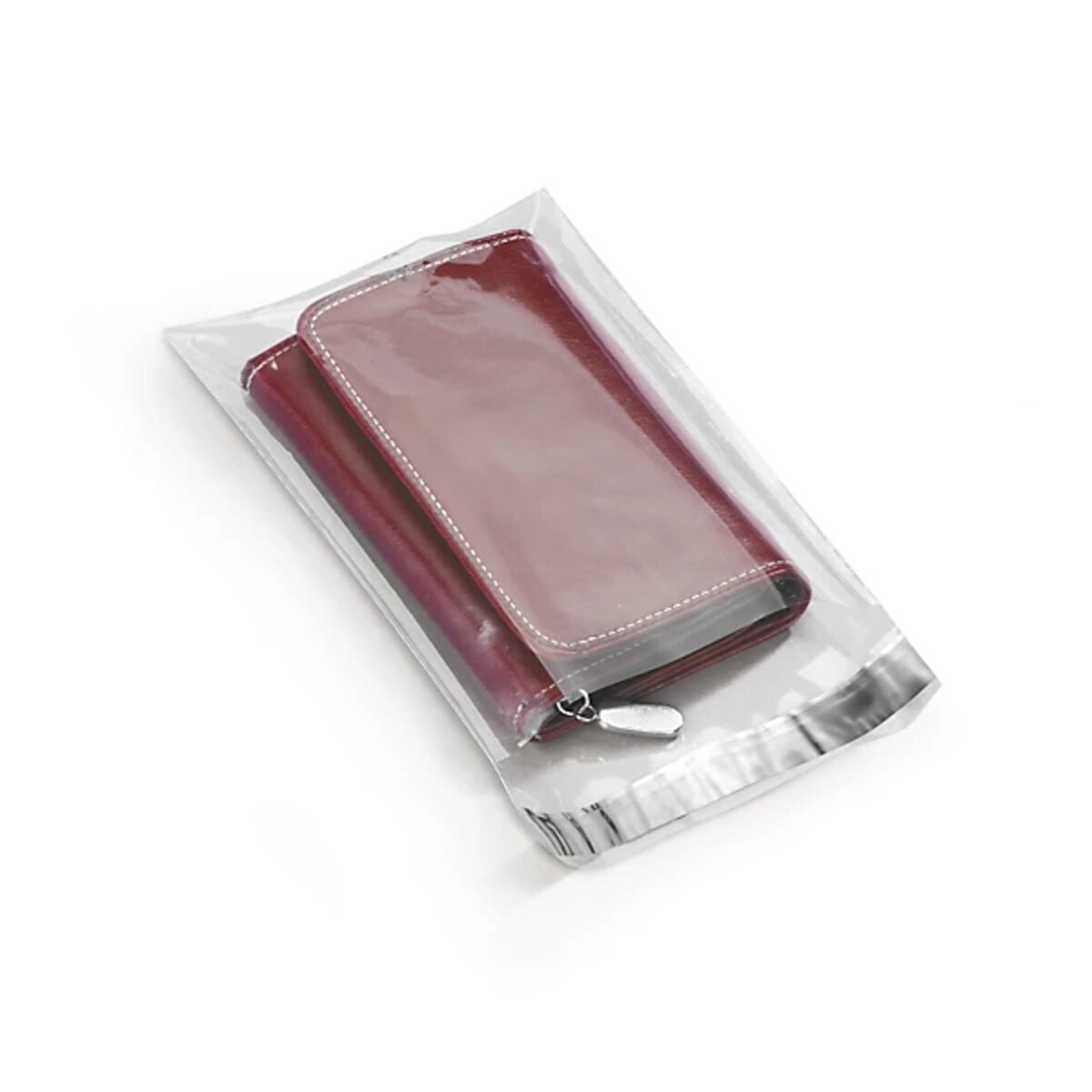 Sachet plastique transparent haute brillance à fermeture adhésive 40  microns 30x30 cm (lot de 1000)