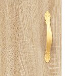 vidaXL Buffet chêne sonoma 69 5x34x90 cm bois d'ingénierie