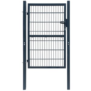 vidaXL Portillon 2D (simple) Gris anthracite 106x190 cm