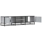 vidaXL Meuble TV sonoma gris 160x35x41 cm bois d'ingénierie et métal