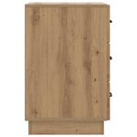 vidaXL Cabinet de chevet Chêne artisanal 43 x 41 x 63 5 cm