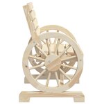 vidaXL Chaises de jardin lot de 2 58x58x78 5 cm bois de sapin massif