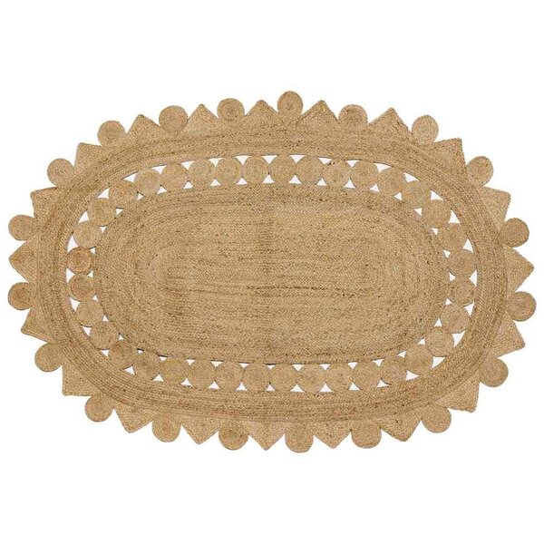 vidaXL Tapis Beige 152 x 245 cm Jute