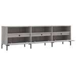 vidaXL Meuble TV sonoma gris 150x30x44 5 cm bois d'ingénierie