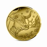 Signes astros - Taureau Monnaie de 5€ 1/2g or
