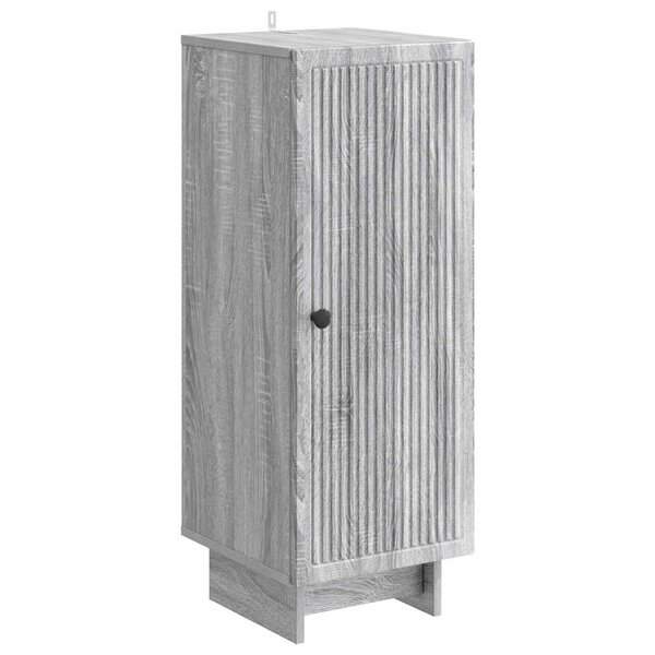 vidaXL Buffet Sonoma gris 33 x 34 5 x 90 cm Bois d'ingénierie