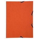 Chemise À Élastique Sans Rabat Carte Lustrée 350gm2 - A4 - Orange - X 50 - Exacompta