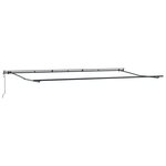 vidaXL Store rétractable automatique rayé multicolore 600x300 cm
