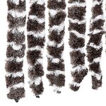 vidaXL Moustiquaire Marron et blanc 56x185 cm Chenille