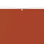 vidaXL Auvent vertical Terre cuite 140x360 cm Tissu oxford