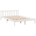 vidaXL Cadre de lit extra long sans matelas 160x220 cm bois massif pin