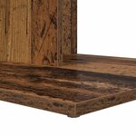 vidaXL Table d'appoint Bois ancien 45 x 40 x 62 5 cm Bois d'ingénierie