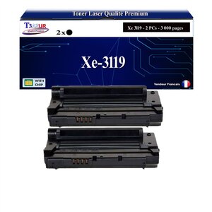 T3AZUR -2x Toners compatibles avec Xerox WorkCentre 3119 (13R00625) - Noir