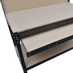 vidaXL Établi avec panneau perforé et tiroir