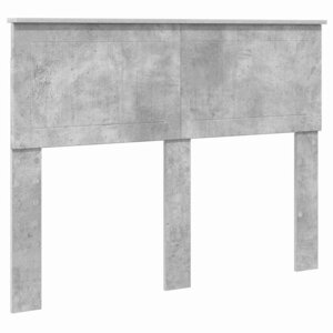 vidaXL Tête de lit Gris béton 120 cm Bois d'ingénierie
