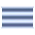 vidaXL Voile d'ombre Bleu et Blanc 3 5 x 5 m 100   polyester Oxford
