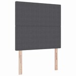 vidaXL Tête de lit avec tête de lit Gris foncé 80 cm Tissu côtelé