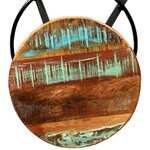 vidaXL Ensemble de bar 9 Pièces Bois d'acacia et de récupération massif