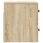 vidaXL Cabinet de chevet mural Chêne Sonoma 33 x 34 5 x 40 cm