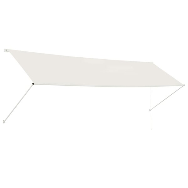 vidaXL Auvent rétractable 400x150 cm Crème