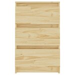 vidaXL Table de chevet 40x29 5x64 cm Bois de pin solide