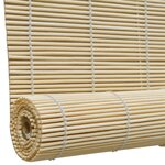 vidaXL Store roulant en bambou 140x220 cm Naturel