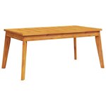 vidaXL Table à manger de jardin 100x55x45 cm bois massif d'acacia