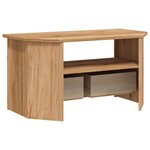 vidaXL Meuble TV d'angle 93x49x49 cm Pin solide Assortiment Panama
