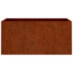 vidaXL Jardinière 62x40x39 cm acier corten